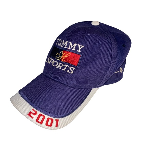 Tommy Hilfiger Other - Tommy‎ Sports 2001 Vintage Navy Blue Baseball Cap Hat Kanji Embroidery H Crest